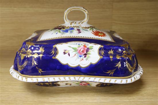 A quantity of Derby including a floral tureen